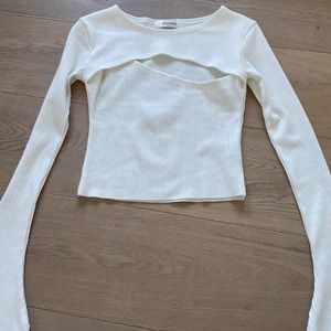 long sleeve crop top
